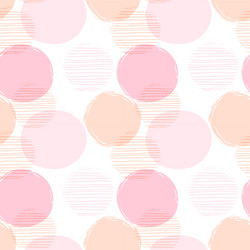 abstract geometric seamless pattern with circles vector image