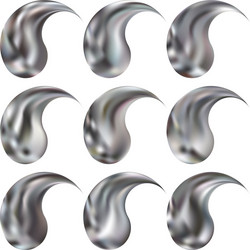 blurred background in form a shape vector image