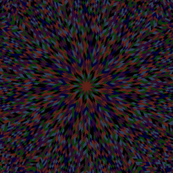 colorful dynamic abstract round mosaic pattern vector image