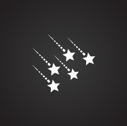 sparkle icon on background for graphic and web vector image