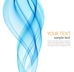 abstract color wave design element vector image