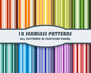 set of geometric patterns for design vector image