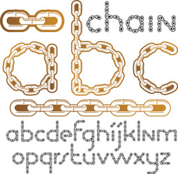 type font script from a to z lower case vector image