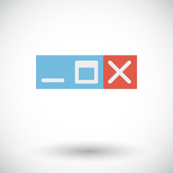 web navigation button vector image