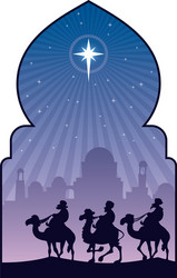 Three wise men Royalty Free Vector Image - VectorStock