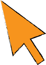 arrow selection point click icon vector image