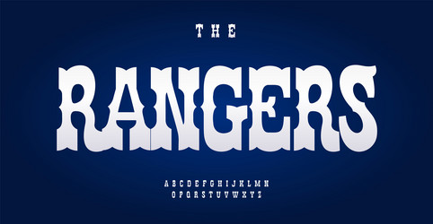 Vintage victorian style letters classic serif Vector Image