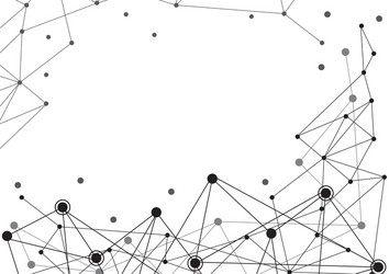 network connection abstract background vector image