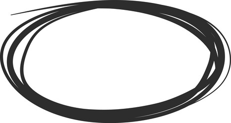 black oval shape created with multiple overlapping vector image