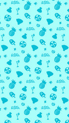 hand drawn minimal abstract shapes pattern vector image
