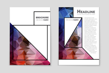 abstract layout background for web vector image