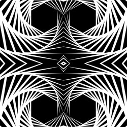 abstract mirrored vortex background pattern vector image