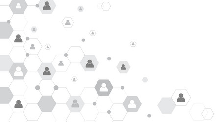 network connection abstract background vector image