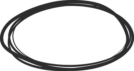 irregular oval shape created with multiple vector image