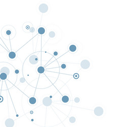 network and connection design background vector image