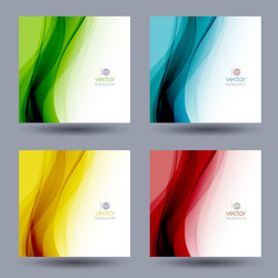 abstract color template background vector image