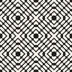 seamless tracery pattern repeated stylized vector image
