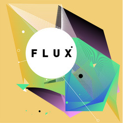 3d colorful wave background dynamic flux effect vector image