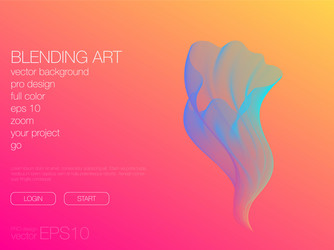 abstract blend background template for web site vector