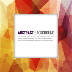polygonal background with abstract multicolored vector image