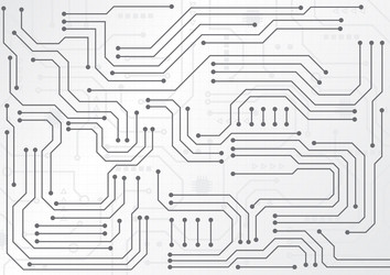 circuit technology background with hi-tech digital vector image