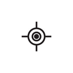 minimal abstract shape isolated geometric object vector image