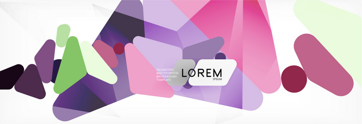 mosaic triangular low poly style abstract vector image