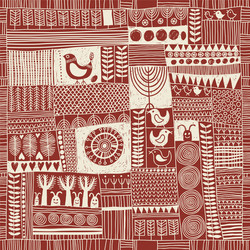 Patchwork Fabric Pattern vector image
