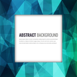 polygonal background with abstract multicolored vector image