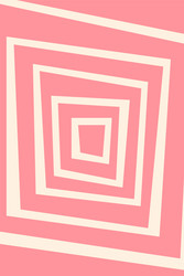 distorted concentric square groovy pattern vector image