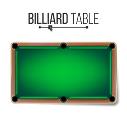 Billiard table Royalty Free Vector Image - VectorStock