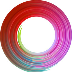 colorful gradient brush stroke spectrum Vector Image