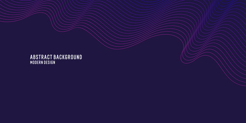 abstract background with lines wavy bend vector image