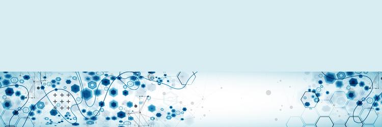 abstract hexagon background with plexus effect vector image