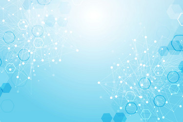 science network pattern connecting lines and dots vector image