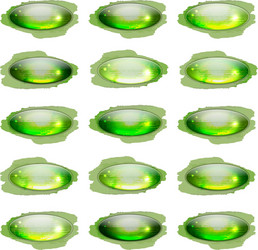 set of glossy button icons for your design vector image