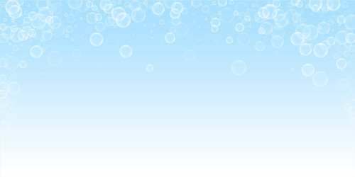 random soap bubbles abstract background blowing b vector image