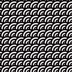 abstract multiple overlap circles lined vector image