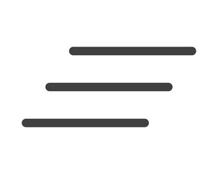 hamburger menu icon buttons for website ui vector image