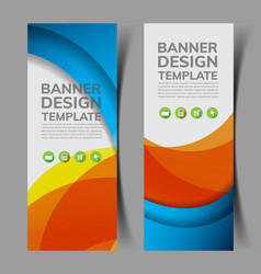 Abstract banners set2 vector