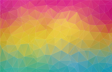 flat 2d multicolor abstract triangle shape vector image