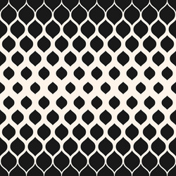monochrome pattern with halftone transition mesh vector image