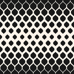 monochrome pattern with halftone transition mesh vector