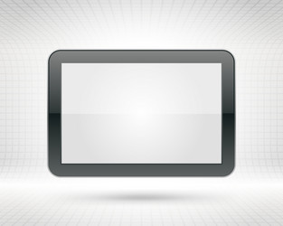 White clean frame vector