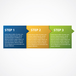 Progress Steps - Tutorial Icons vector image