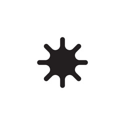 minimal abstract shape isolated geometric object vector image
