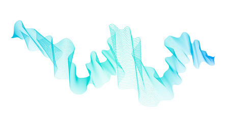 abstract backdrop with wave gradient lines vector image