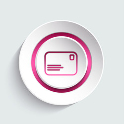 message icon design element for your website app vector image