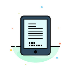 mobile coding hardware cell abstract flat color vector image