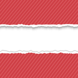 red paper frame for text vector image